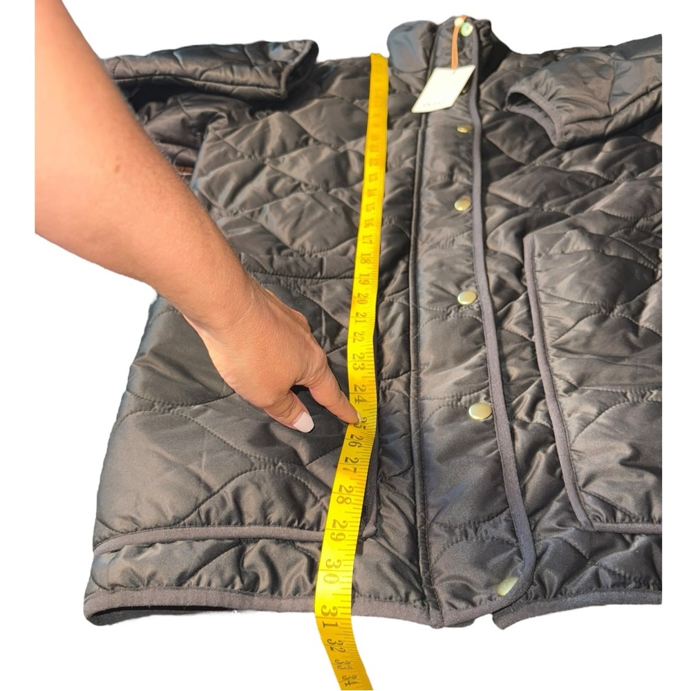 NWT Quince Featherless Quilted Long Puffer Jacket. Medium - Picture 6 of 10
